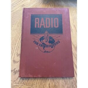Radio for the Millions 1945 Popular Science Monthly Vintage Hardcover DIY Radio